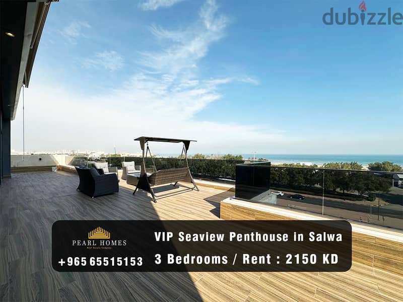 VIP Seaview Penthouse for Rent in Salwa 0