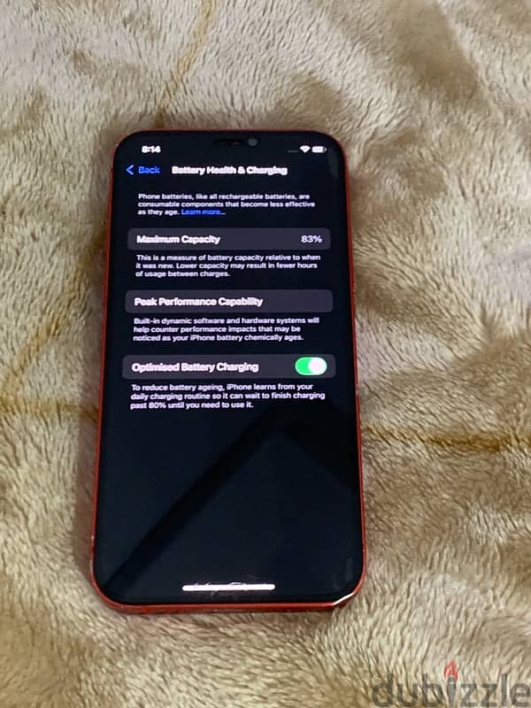iPhone 12 . . 64gb battery 83% not change anything good all 11