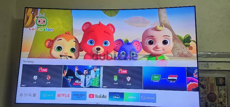 SAMSUNG QLED 55 INCH 4K SMART CURVED MODEL VERY GOOD CONDITION 0