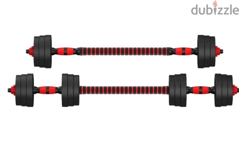 new dumbbell red black color best quality cast iron best price 19