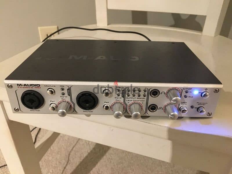 m oudio firewire midi interface. 2 chanel. 0