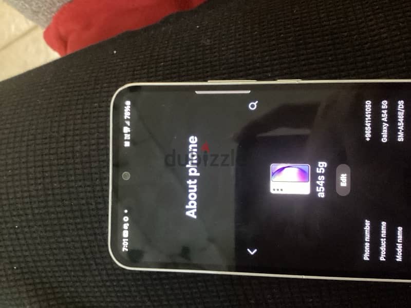 good condition SAMSUNG AN54s  5g 7