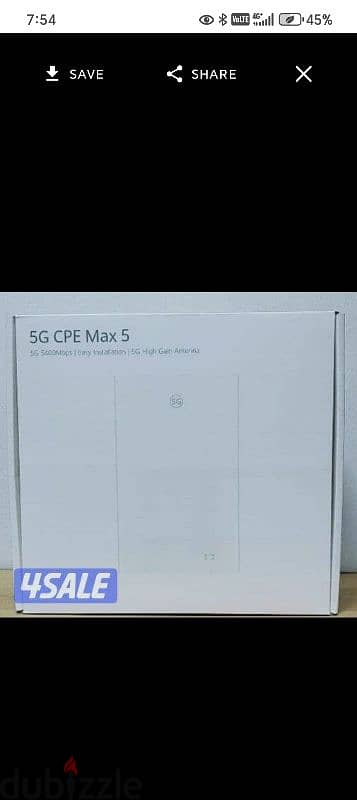 Brand new Huwawei 5G outdoor CPE Max 5 H352-381  unlocked