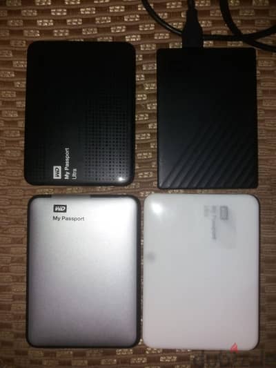 3Tb , 2TB , 1Tb External WD Harddisks