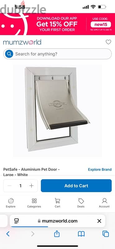 pet safe pet door for sale second hand size large