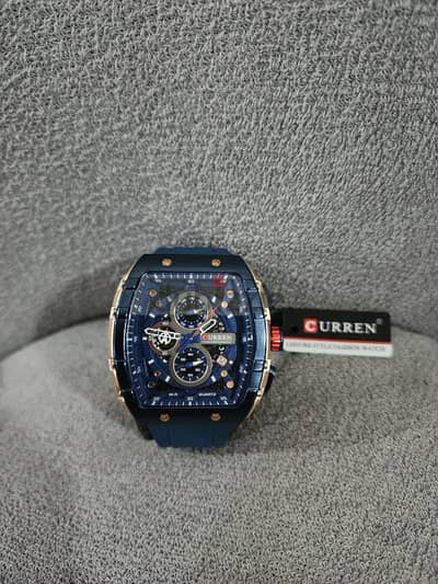 New chronograph model curren الساعة الأصلية