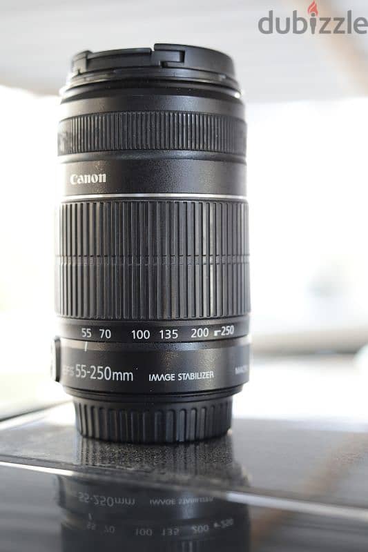 Canon Lens efs 55-250 image stabilizer 1