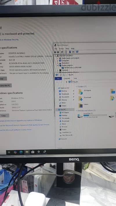 gamingPC I5 9generation16GBRAM1TBhardisk256m. 2NvidiaGRAPHICSrtx40608gb