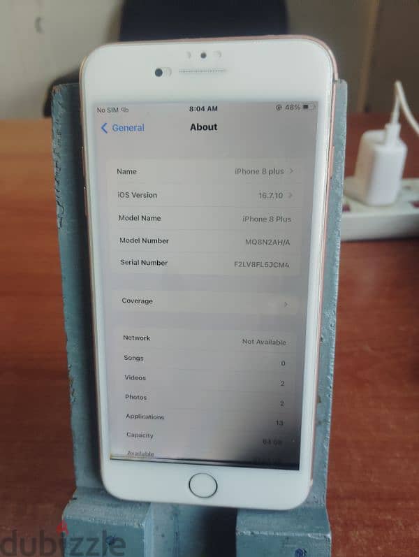 iphone 8 plus 64 GB with box 2