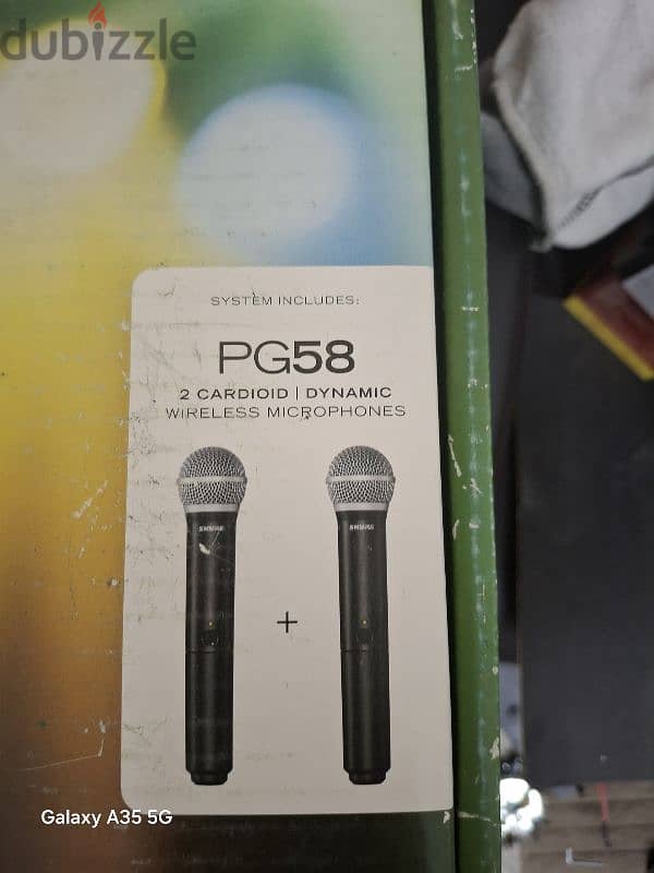 shure pg58 wireless microphone . 4