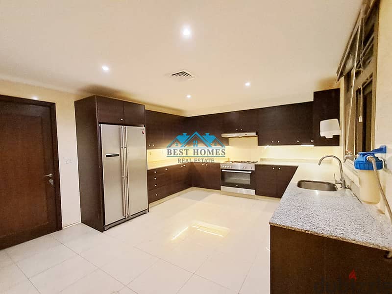 Nice and Spacious Four Bedrooms Floor in Bayan 5