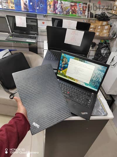 Lenovo Thinkpad core i7 8 generation Ram 16 ddr4 ssd لينوفو جيل ثامن