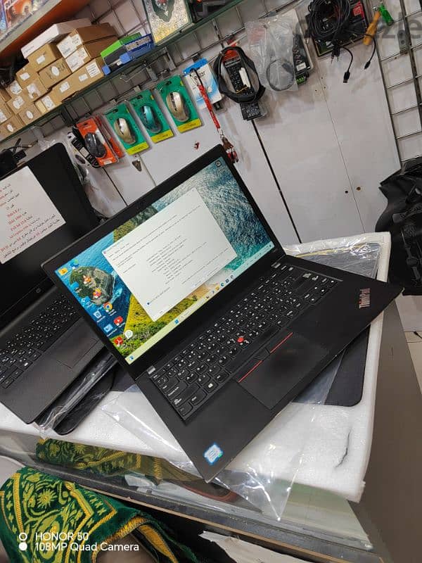 Lenovo Thinkpad core i7 8 generation Ram 16 ddr4 ssd لينوفو جيل ثامن 1