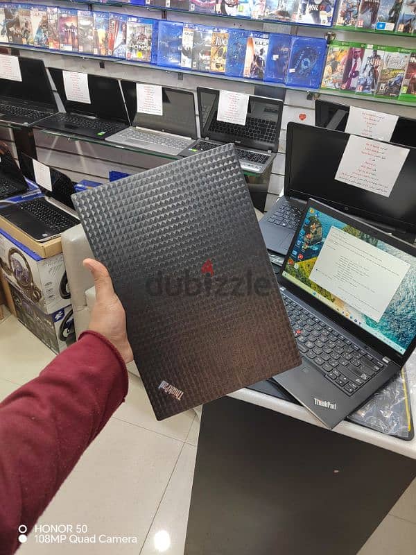 Lenovo Thinkpad core i7 8 generation Ram 16 ddr4 ssd لينوفو جيل ثامن 4