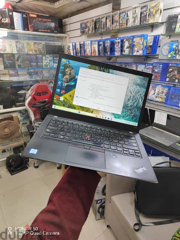 Lenovo Thinkpad core i7 8 generation Ram 16 ddr4 ssd لينوفو جيل ثامن 5