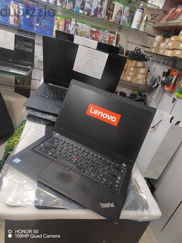 Lenovo Thinkpad core i7 8 generation Ram 16 ddr4 ssd لينوفو جيل ثامن 7