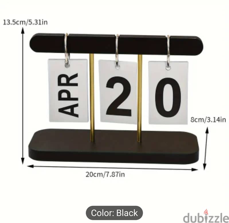 Professional Wooden Desk Calendar for Office or Home Decor for sale 1