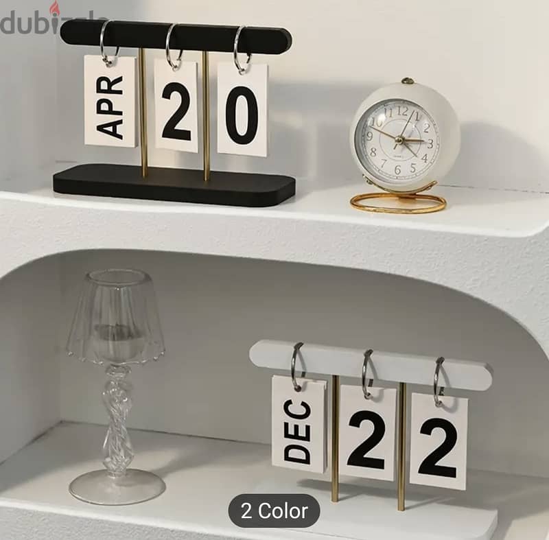 Professional Wooden Desk Calendar for Office or Home Decor for sale 3