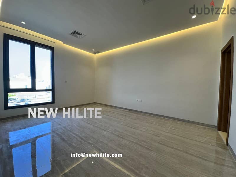 NEW FIVE BEDROOM TRIPLEX WITH ROOF FOR RENT IN AL FUNAITEES 8