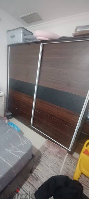 Almirah with double door and cupboard for sale 1