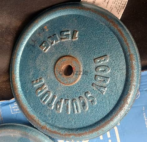 15 kg iron gym plates 0