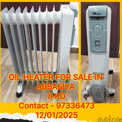 Oil heater, Stove , Humidifier, Exhaust Fan&Reciever Sale in Abbasiya