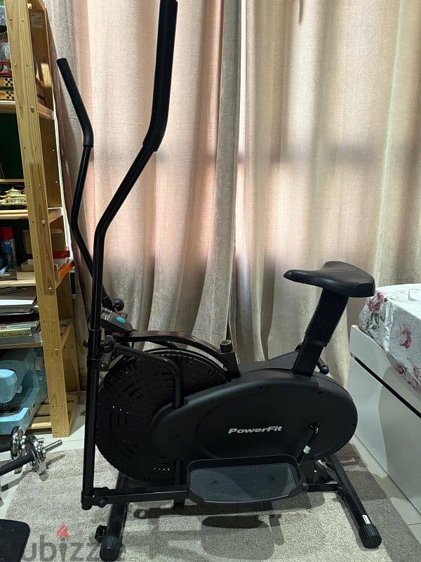 Powerfit elliptical bike 2 in 1 1