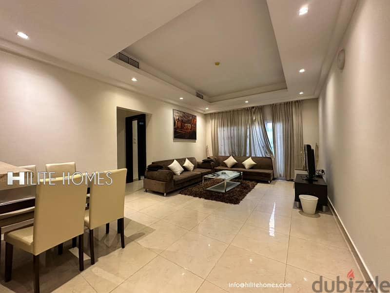 Furnished Two bedroom apartment for rent in Mahboula 4