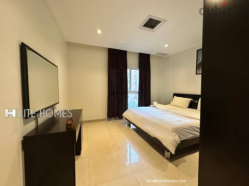 Furnished Two bedroom apartment for rent in Mahboula 10