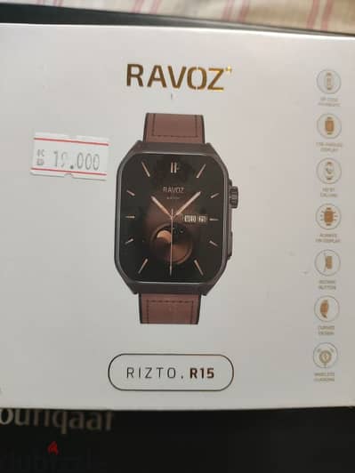 RAVOZ smart watch, new sealed box not open,model 15