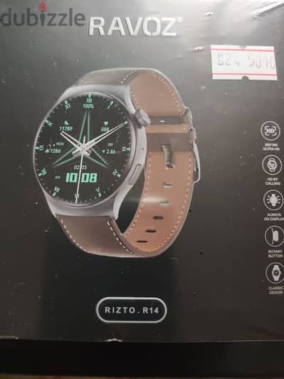 RAVOZ smart watch, new, sealed box not open، model R14