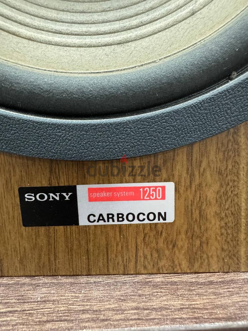 SONY Vintage Speaker System 1250, CARBON 5