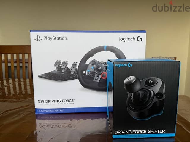 Logitech G29 Driving Force & Shifter Racing Wheel For PS5 & PC 0