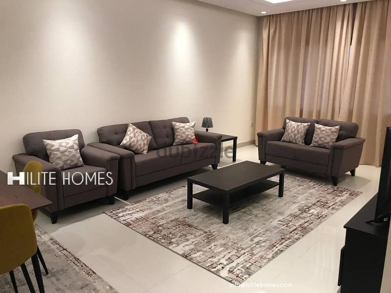 Three bedroom furnished apartment for rent in Sabha Al Salem 0