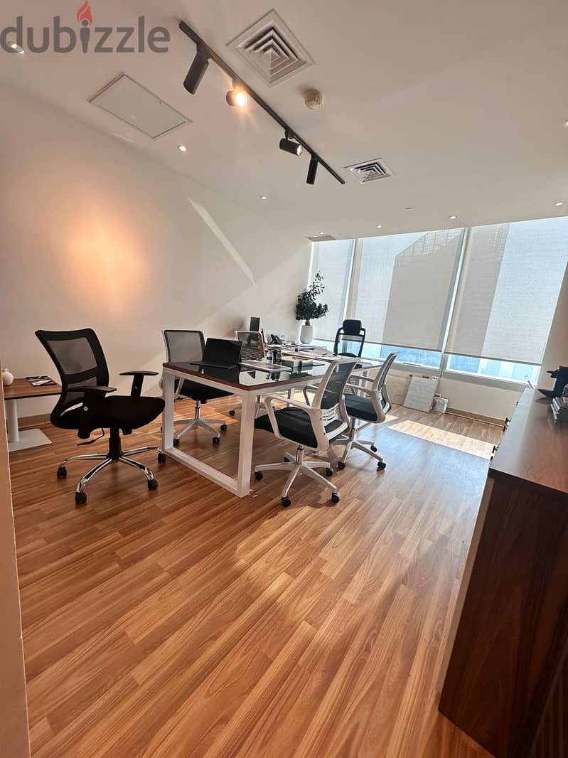 65SQM Modern Office Space In Very Nice Tower Of Sharq For Rent 0