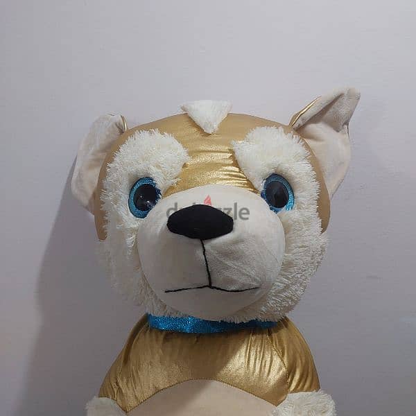 Winter Wonderland Giant Husky Soft Dog 2