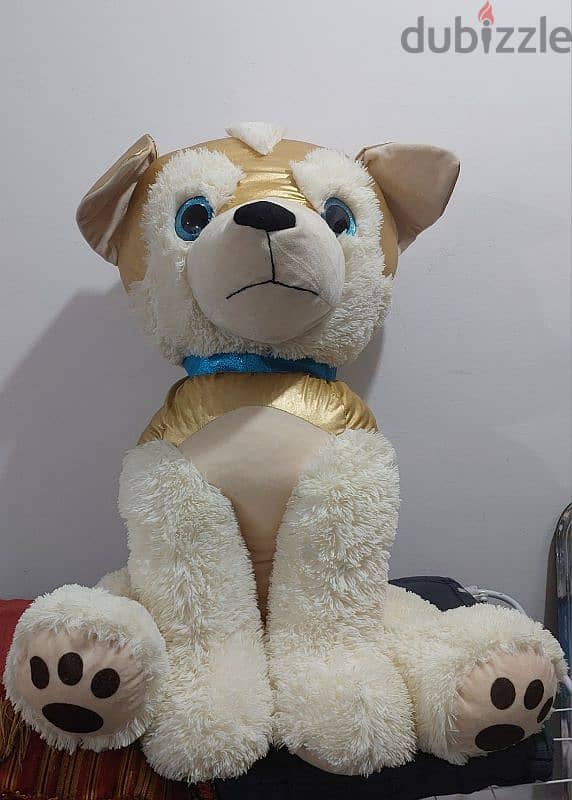 Winter Wonderland Giant Husky Soft Dog 3