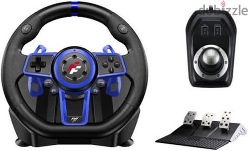 Flashfire Suzuka Wheel F111 Racing Wheel Set, Clutch Pedals,