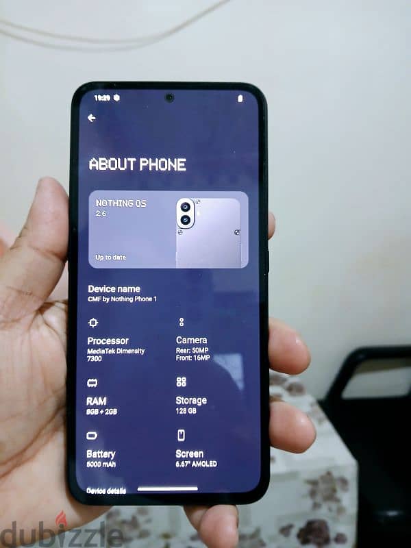 Nothing Phone CMF 1   5G. with 8+8gb=  16gb  ram 128gb memory with box 6