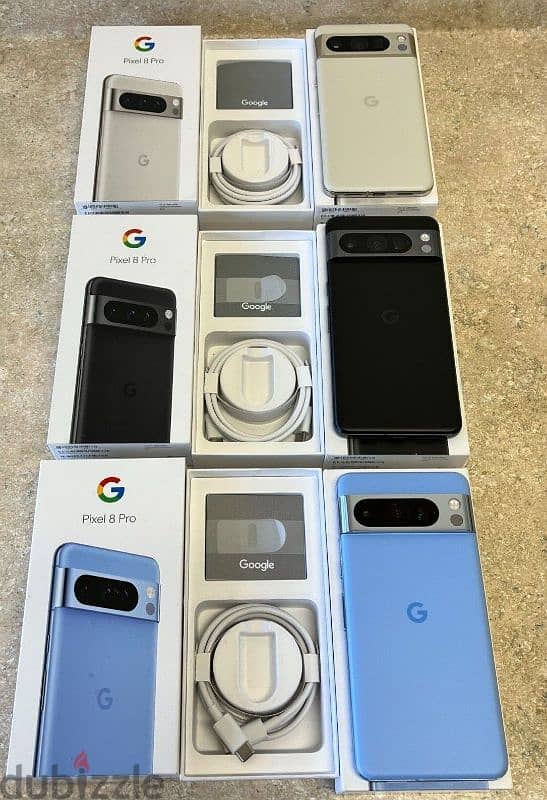 In-Box Google Pixel 8 Pro 5G 128GB Unlocked GSM CDMA At&t,T-Mobile,. 2