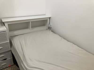 Single Bed with Drawers (without Mattress)