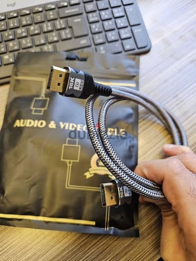 DisplayPort to DisplayPort 16k UHD Cable 1 meter