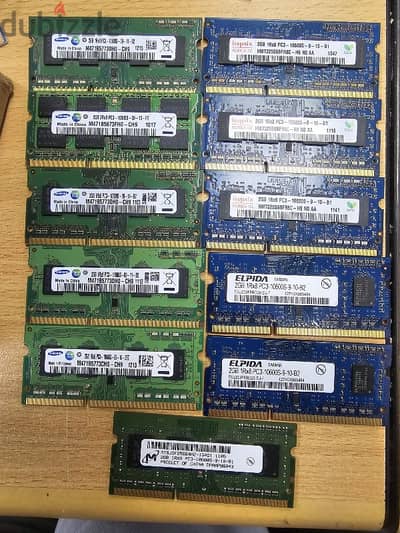 laptop ram DDR3 PC3 10600S 2Gb