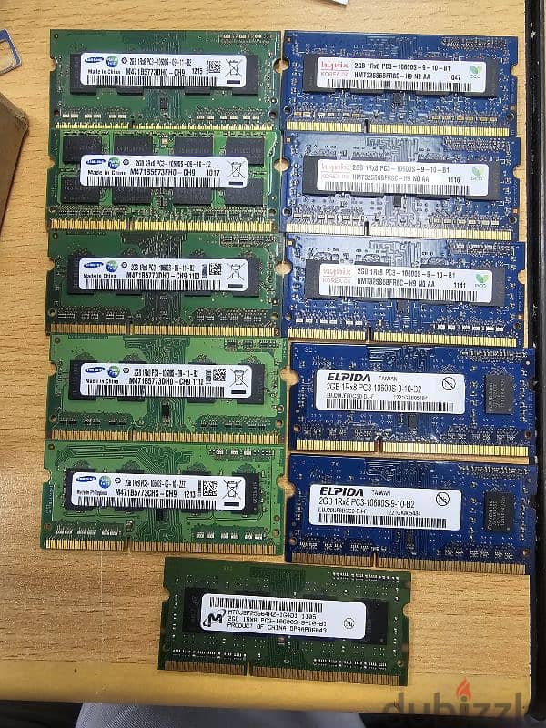 laptop ram DDR3 PC3 10600S 2Gb 1