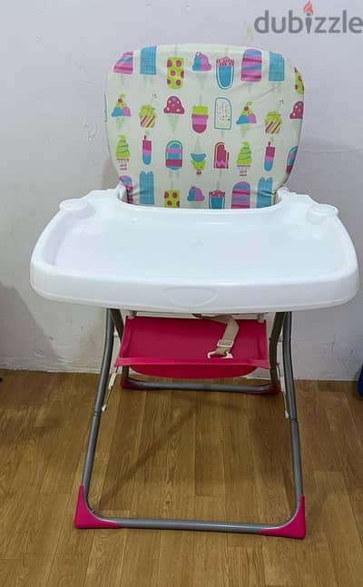 KIDS HIGH CHAIR & STUDY TABLE  available