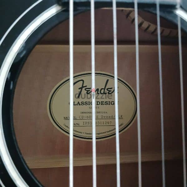 Fender classic design  acoustic/electric 1