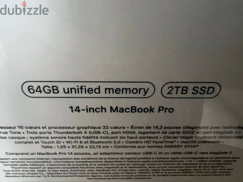 BRAND NEW 2021 APPLE MACBOOK Pro 14“  M1 MAX  64GB, 2TB SSD, 1