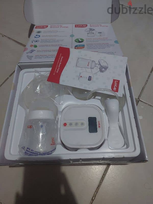 luvlap brand electric breast pump and manual both 0