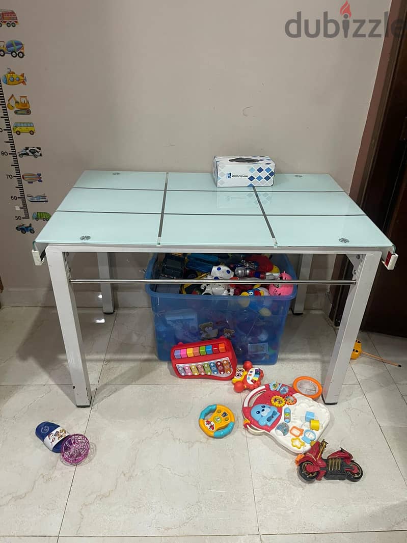 Safa Set, 2 Wardrobe , Cot and Bed , Tables. 3