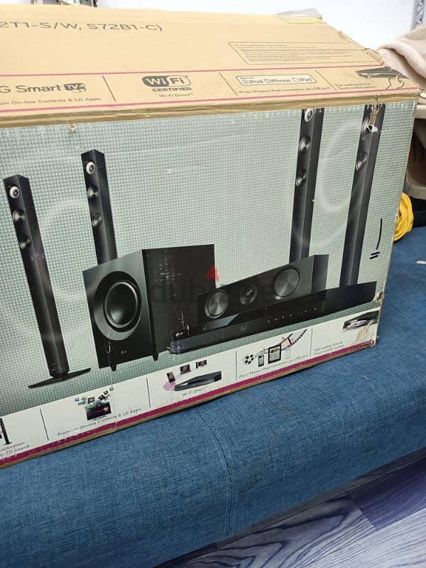 LG BH-7520T Home theater system wifi Bluetooth USB optical htmi 3 1